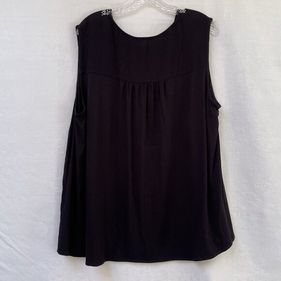 Daniel Rainn Womens 3X Black Tank Top Goth Whimsygoth Summer Vacation Boho Party - Picture 4 of 10